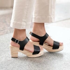 Nisolo All Day open toe Sandals 8.5 - Black